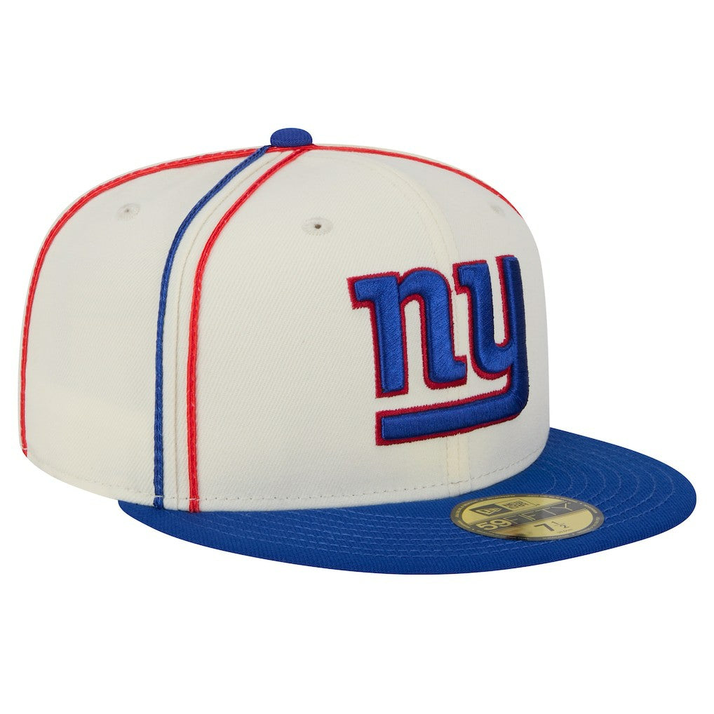 New York Giants New Era Soutache 59FIFTY Fitted Hat Cream | NFL