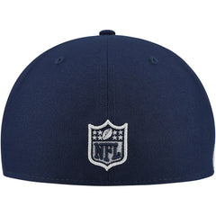 New England Patriots New Era Checkered Undervisor 59FIFTY Fitted Hat Navy | NFL