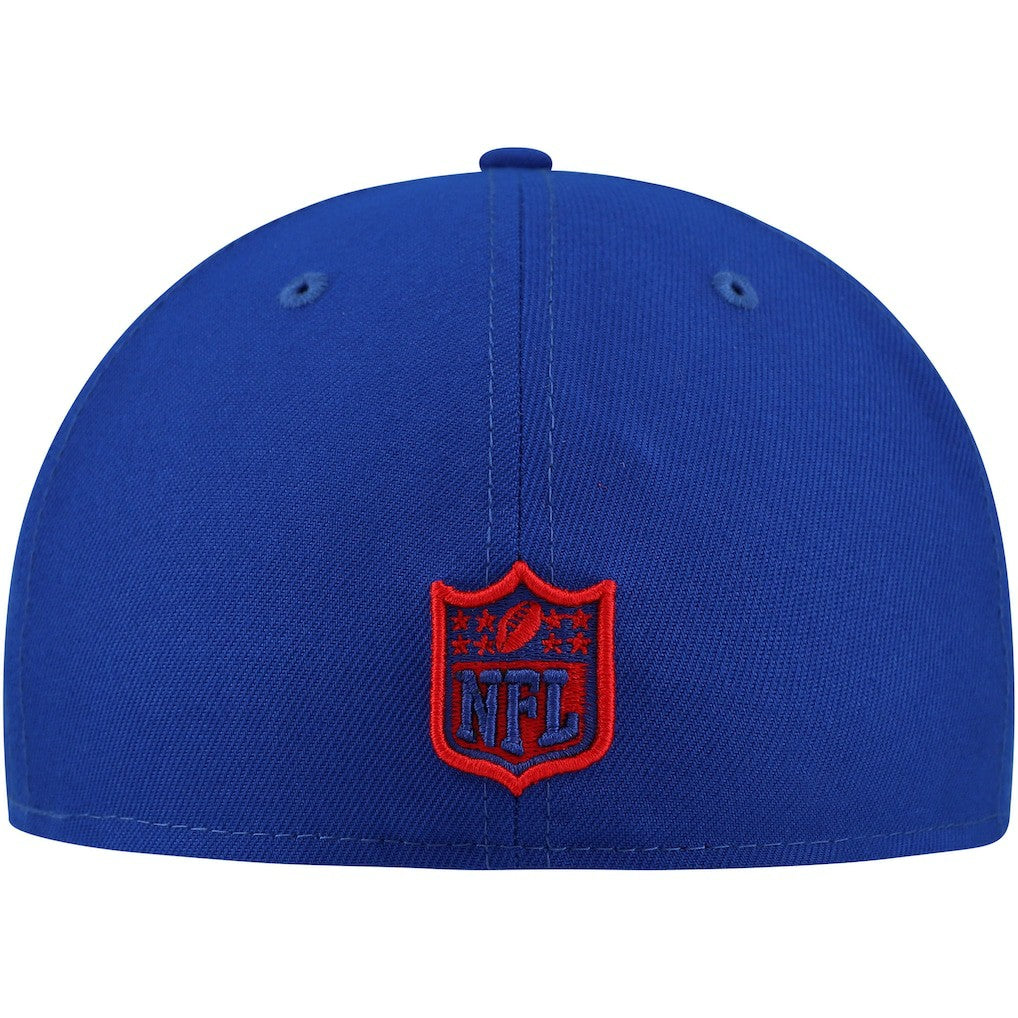 New York Giants New Era Checkered Undervisor 59FIFTY Fitted Hat Royal | NFL
