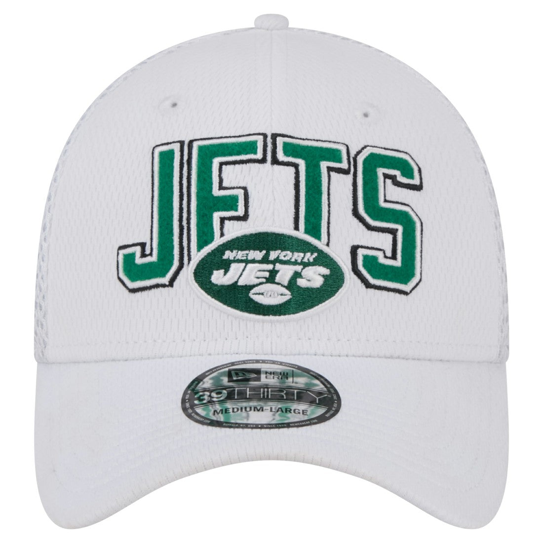 New York Jets New Era Breakers 39THIRTY Flex Hat White | NFL