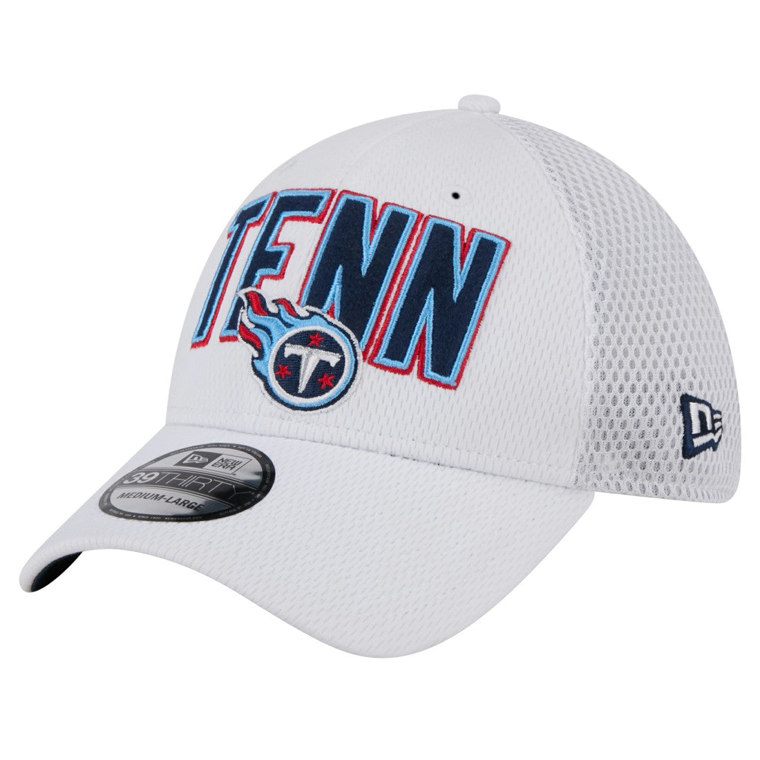 Tennessee Titans New Era Breakers 39THIRTY Flex Hat White | NFL