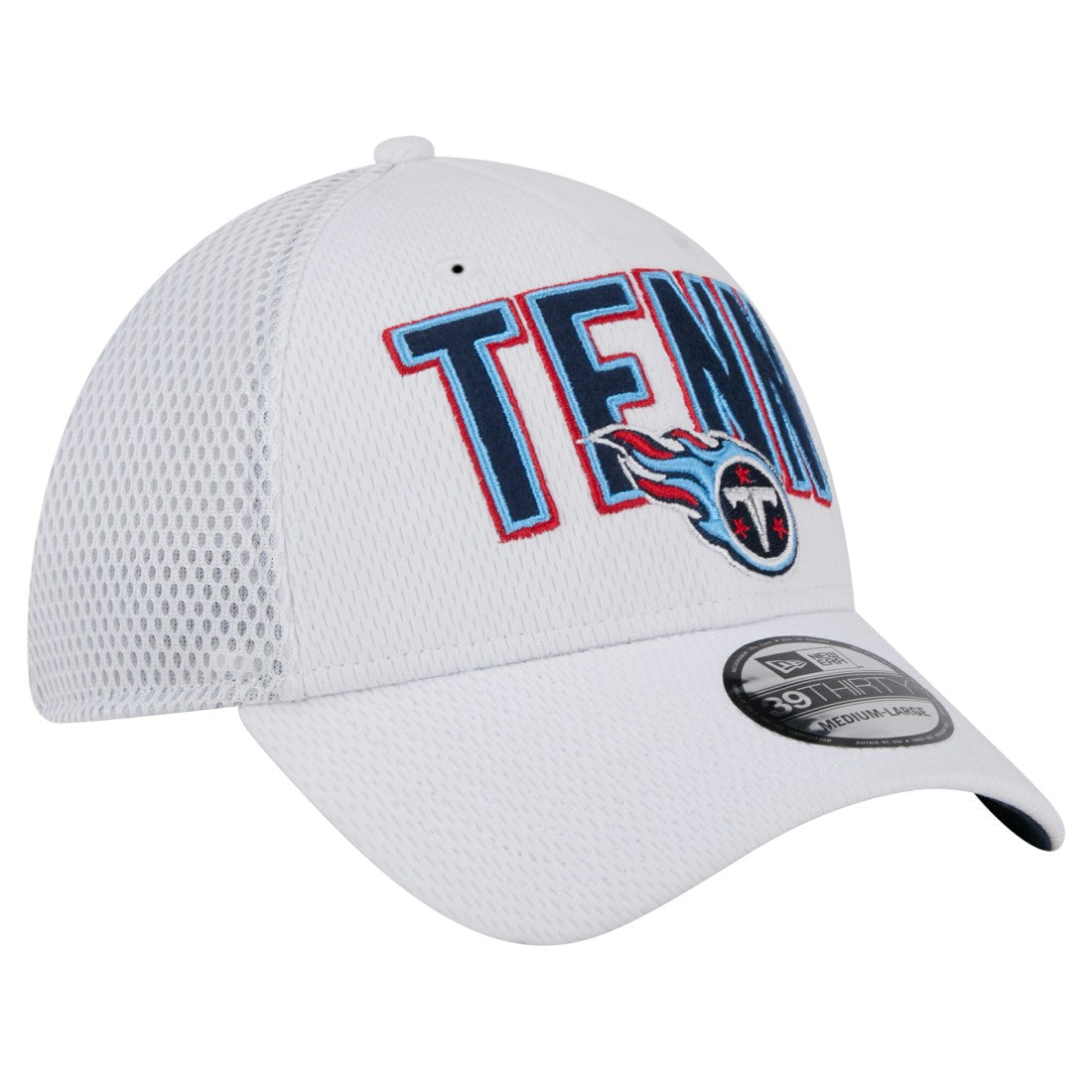 Tennessee Titans New Era Breakers 39THIRTY Flex Hat White | NFL