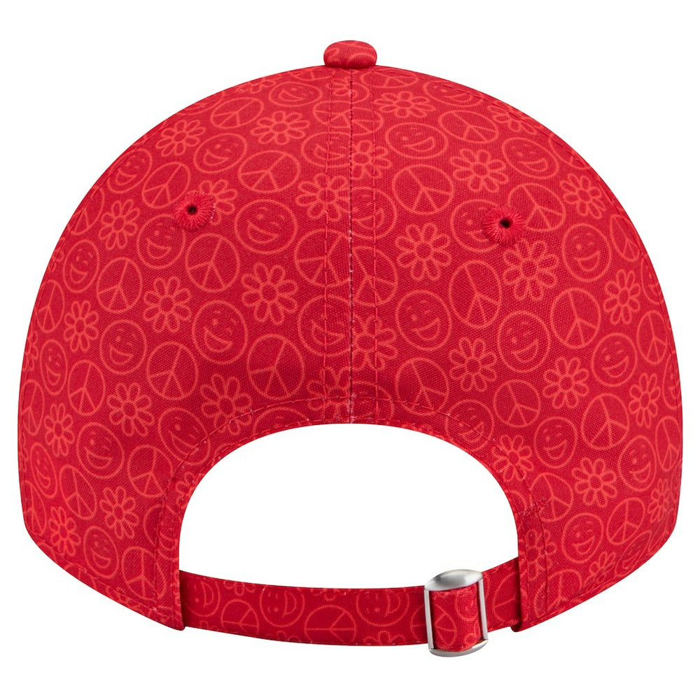 New York Giants New Era Women's Smiley 9TWENTY Adjustable Hat Red | NFL