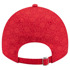 New York Giants New Era Women's Smiley 9TWENTY Adjustable Hat Red | NFL