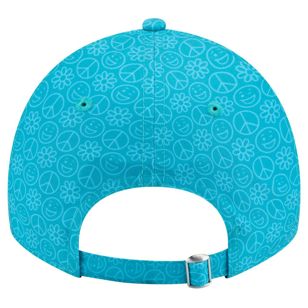 Miami Dolphins New Era Women's Smiley 9TWENTY Adjustable Hat Aqua | NFL