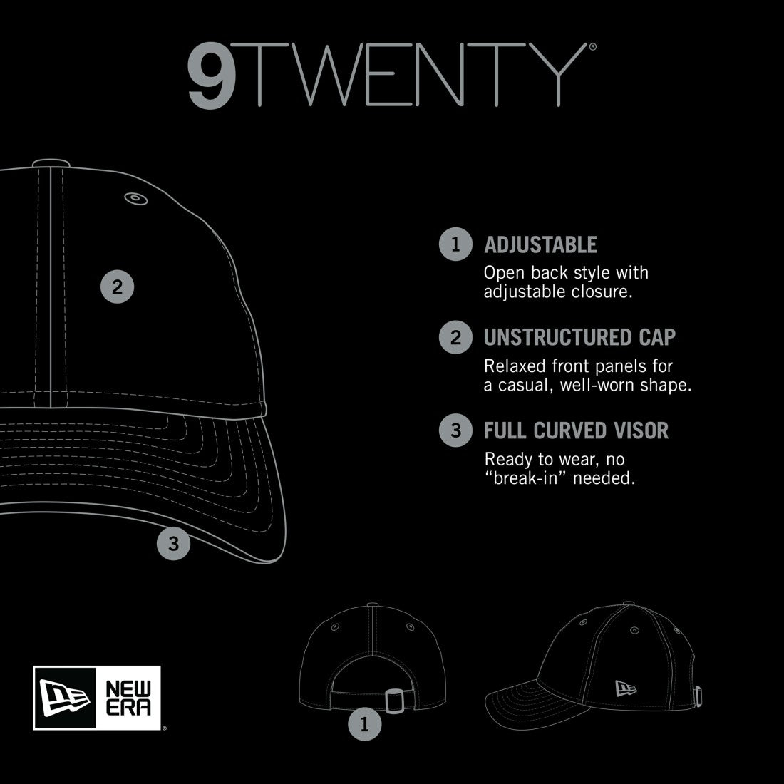 New York Jets New Era Women's Smiley 9TWENTY Adjustable Hat Green | NFL