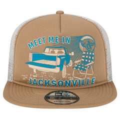 Jacksonville Jaguars New Era Meet Me 9FIFTY Snapback Hat Tan | NFL