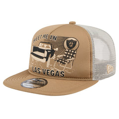Las Vegas Raiders New Era Meet Me 9FIFTY Snapback Hat Tan | NFL