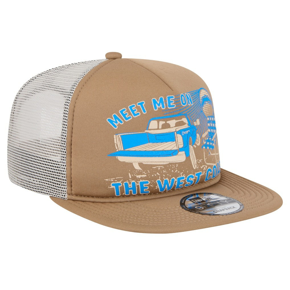 Los Angeles Chargers New Era Meet Me 9FIFTY Snapback Hat Tan | NFL