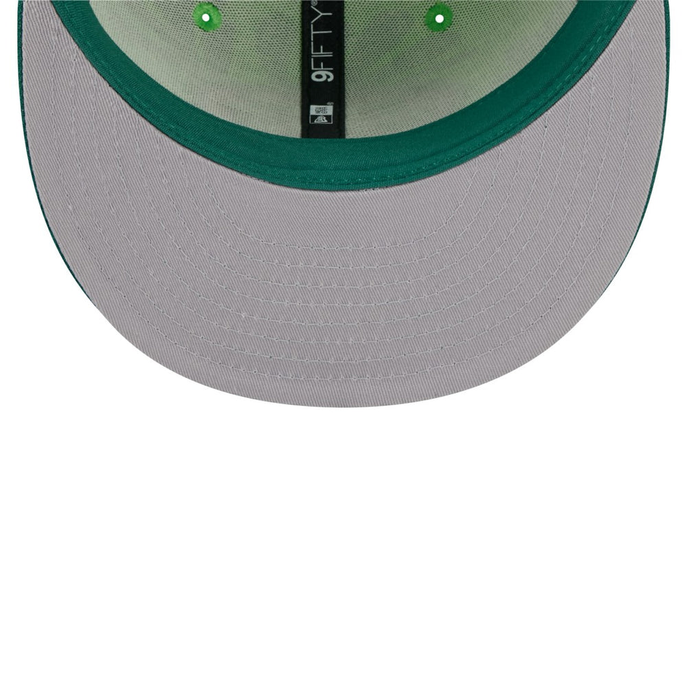 New York Jets New Era Leafy 9FIFTY Snapback Hat Light Green | NFL