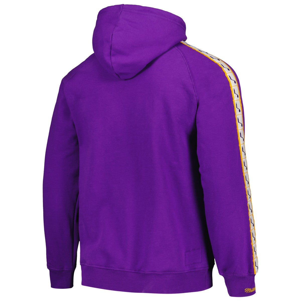 Utah Jazz Hardwood Classics Nights Raglan Pullover Hoodie Purple - NBA