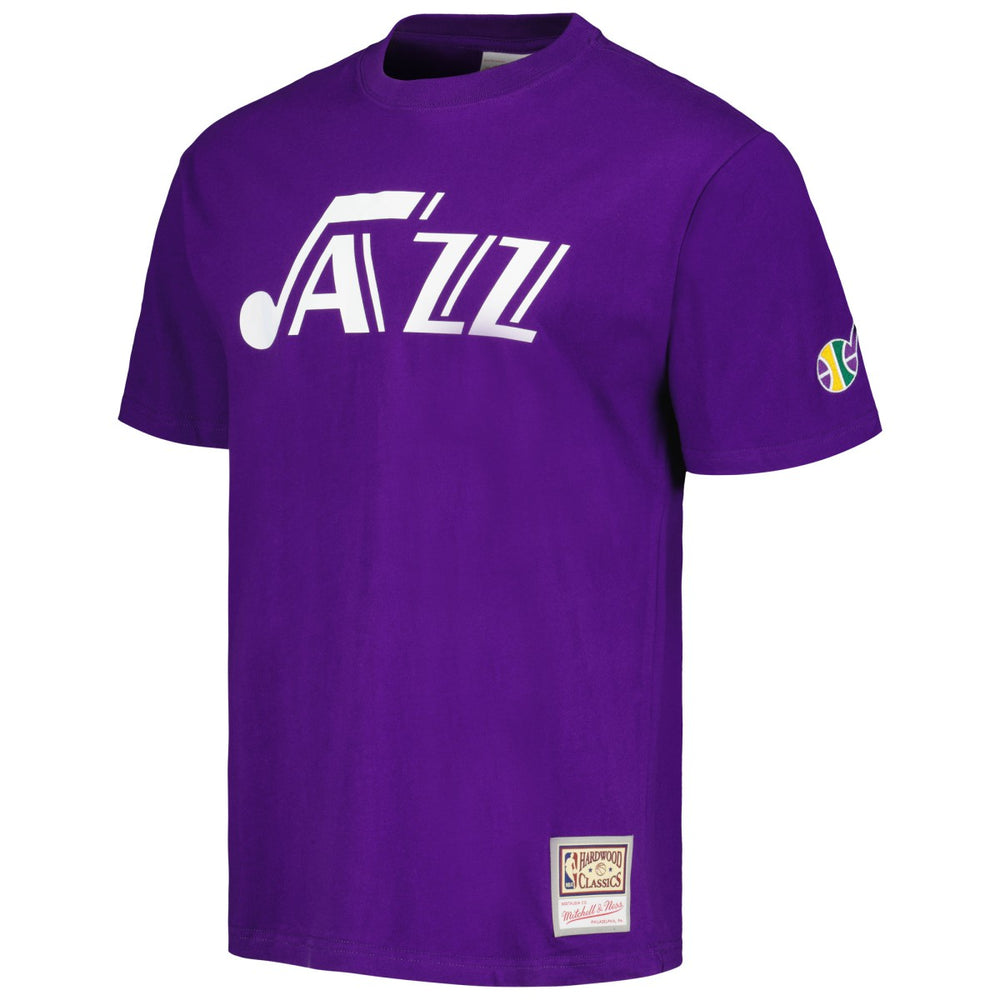 Utah Jazz Hardwood Classics Nights Premium T-Shirt Purple - NBA