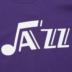 Utah Jazz Hardwood Classics Nights Premium T-Shirt Purple - NBA