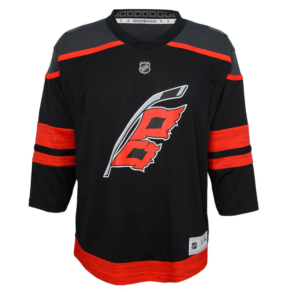Carolina Hurricanes Youth Home Premier Jersey - Black - NHL
