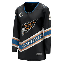 Alexander Ovechkin Washington Capitals Fanatics Women's 50th Anniversary Breakaway Jersey - Black - NHL