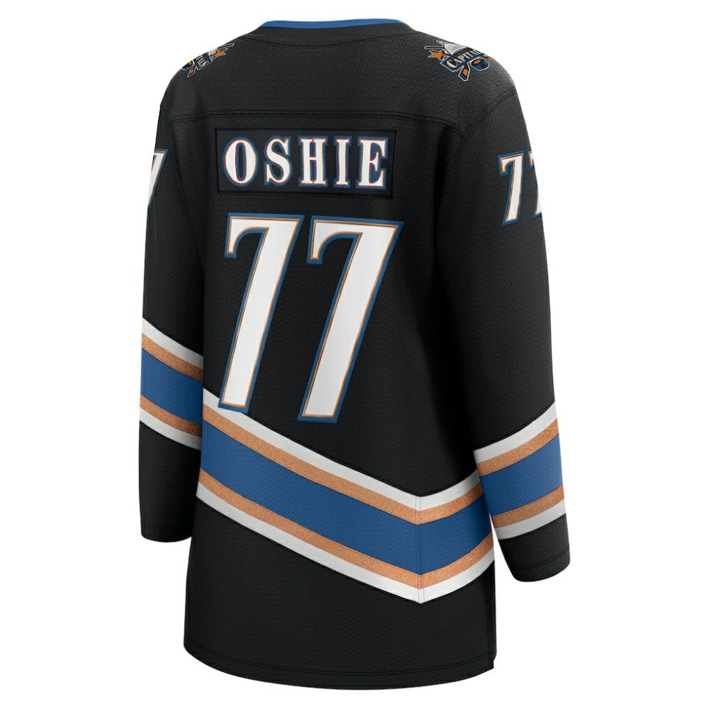TJ Oshie Washington Capitals Fanatics Women's 50th Anniversary Breakaway Jersey - Black - NHL