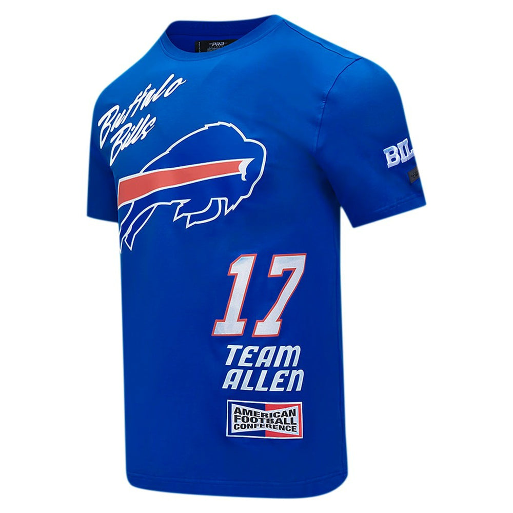 Josh Allen Buffalo Bills Pro Standard Fast Lane Name & Number Player T-Shirt Royal | NFL