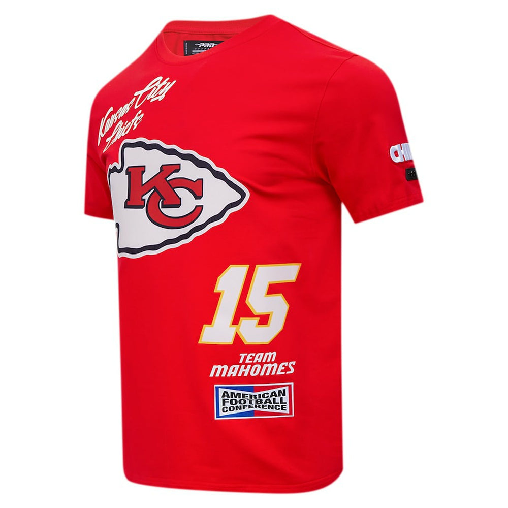 Patrick Mahomes Kansas City Chiefs Pro Standard Fast Lane Name & Number Player T-Shirt Red | NFL