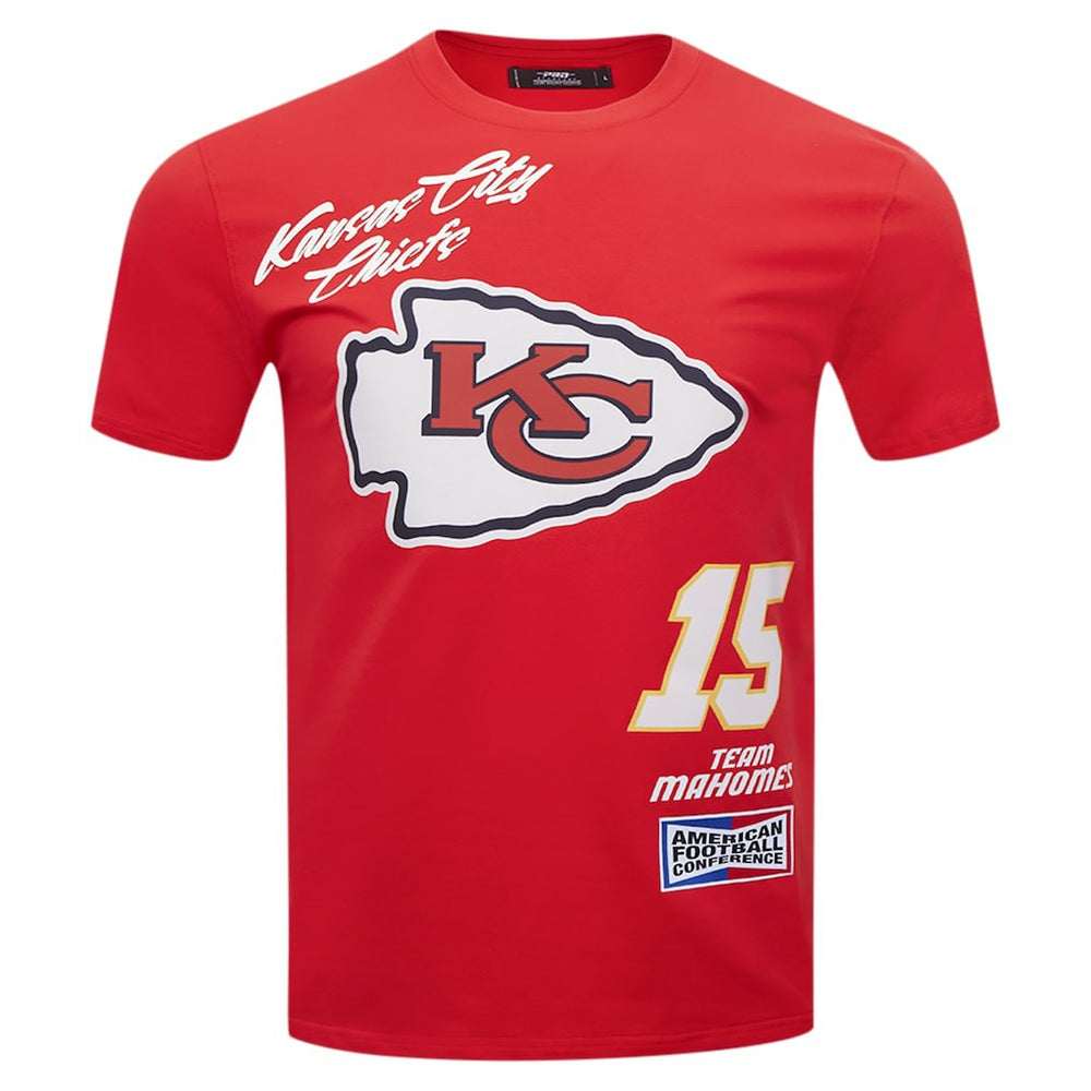 Patrick Mahomes Kansas City Chiefs Pro Standard Fast Lane Name & Number Player T-Shirt Red | NFL