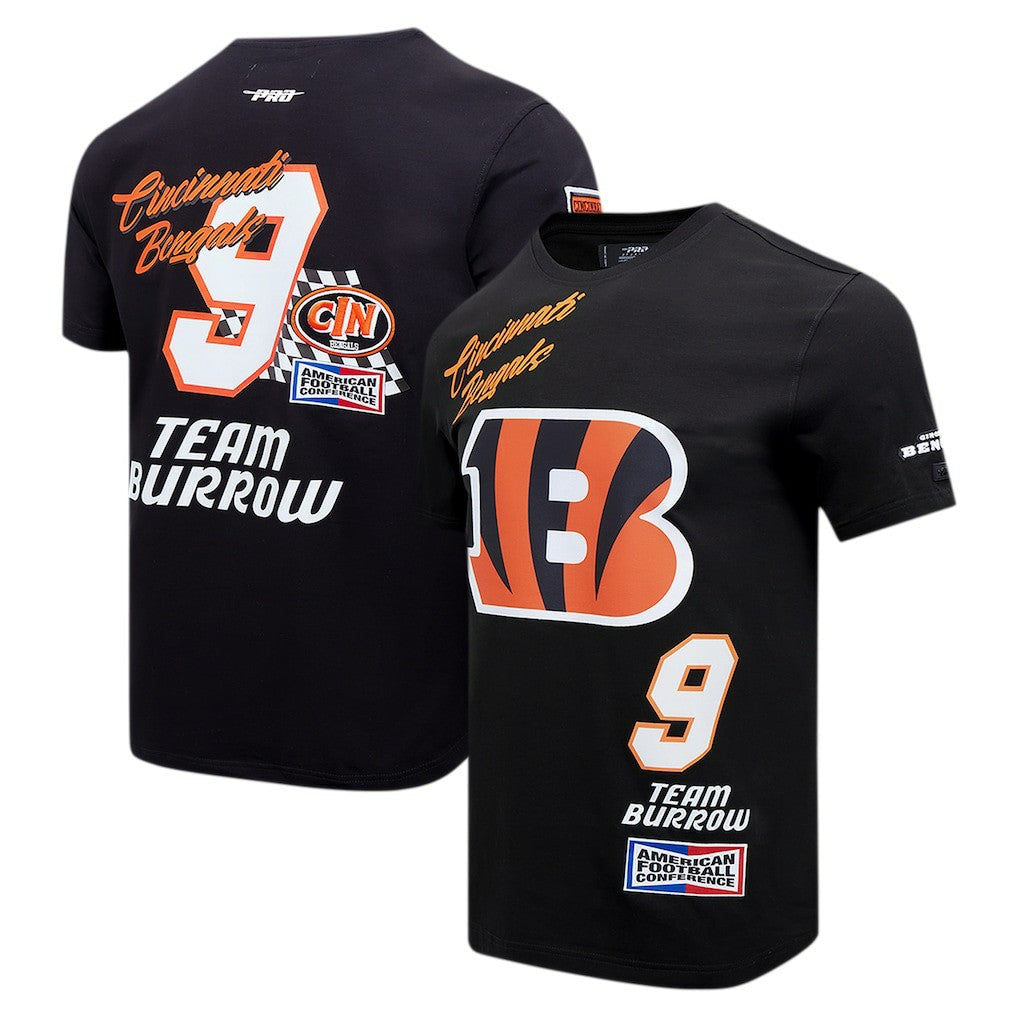 Joe Burrow Cincinnati Bengals Pro Standard Fast Lane Name & Number Player T-Shirt Black | NFL