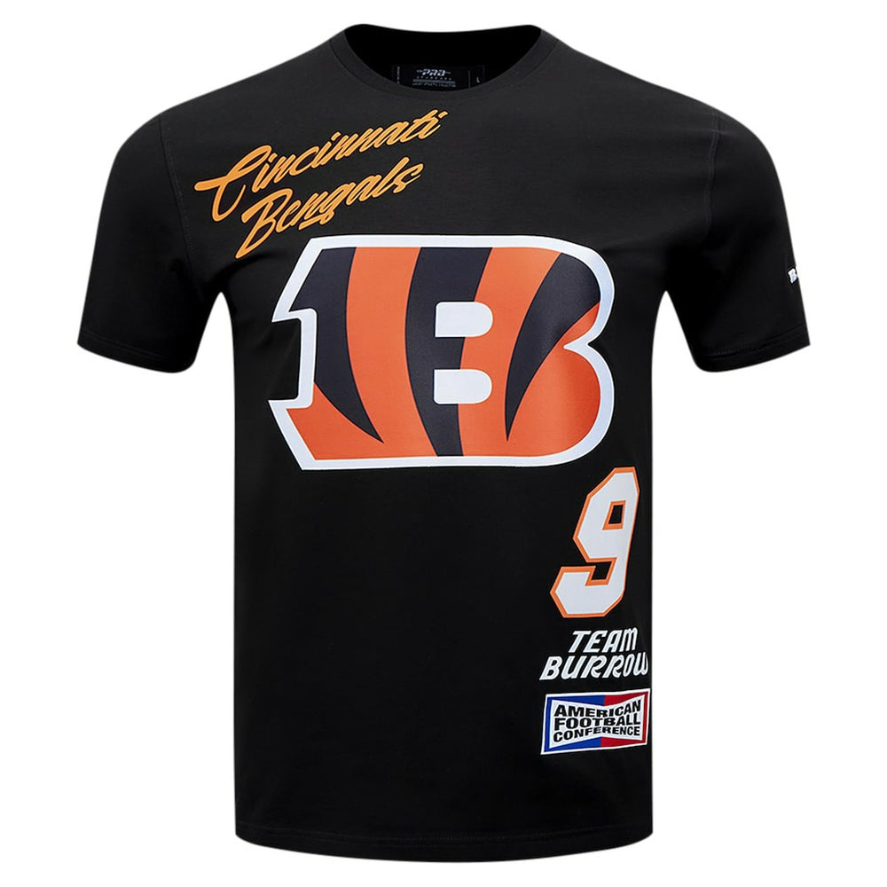 Joe Burrow Cincinnati Bengals Pro Standard Fast Lane Name & Number Player T-Shirt Black | NFL