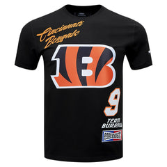 Joe Burrow Cincinnati Bengals Pro Standard Fast Lane Name & Number Player T-Shirt Black | NFL