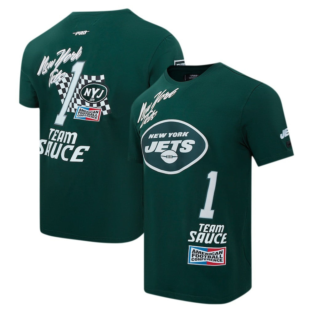 Ahmad Sauce Gardner New York Jets Pro Standard Fast Lane Name & Number Player T-Shirt Green | NFL