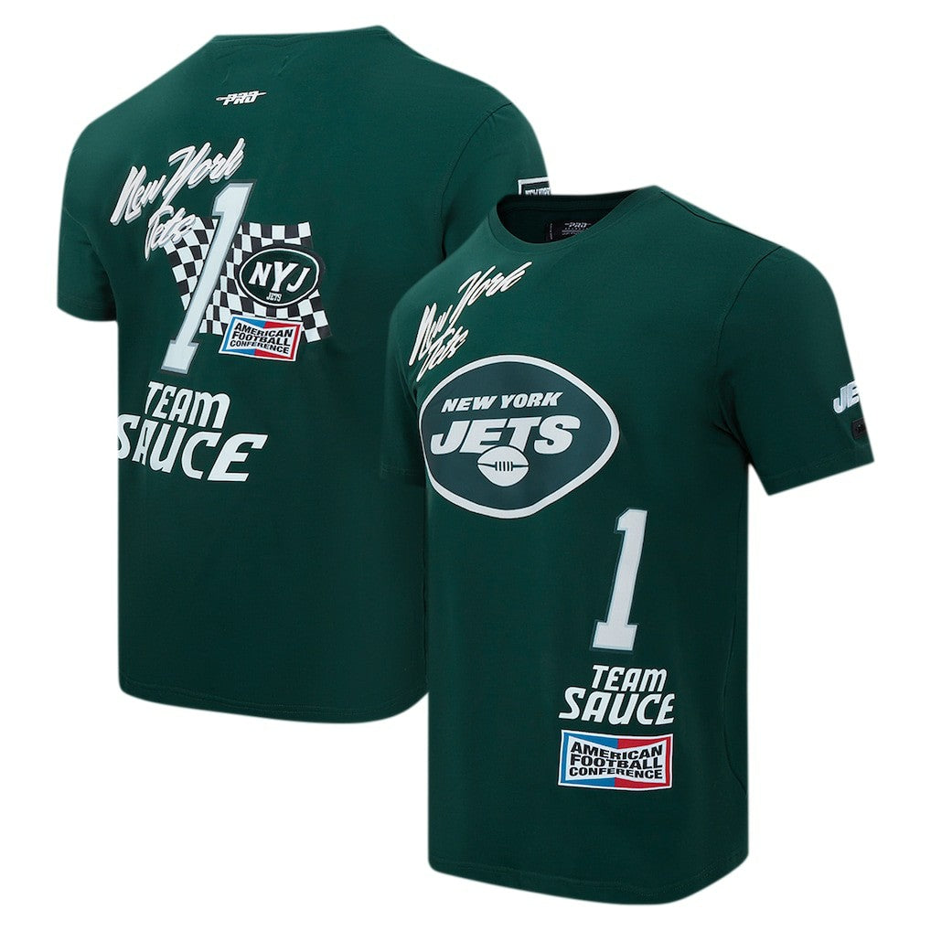 Ahmad Sauce Gardner New York Jets Pro Standard Fast Lane Name & Number Player T-Shirt Green | NFL