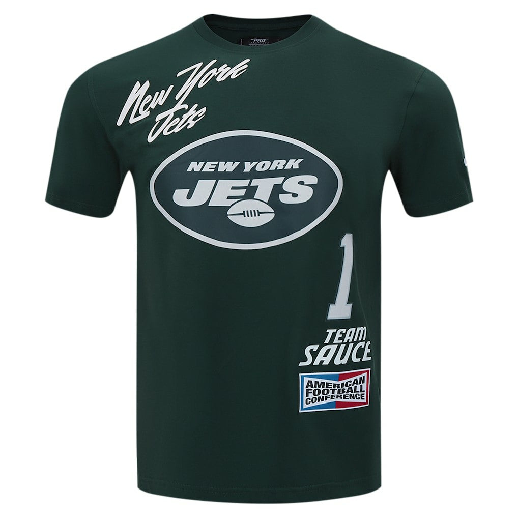 Ahmad Sauce Gardner New York Jets Pro Standard Fast Lane Name & Number Player T-Shirt Green | NFL