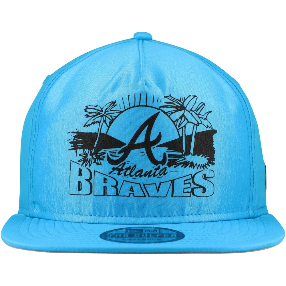 Atlanta Braves New Era Neon Golfer Snapback Hat - MLB