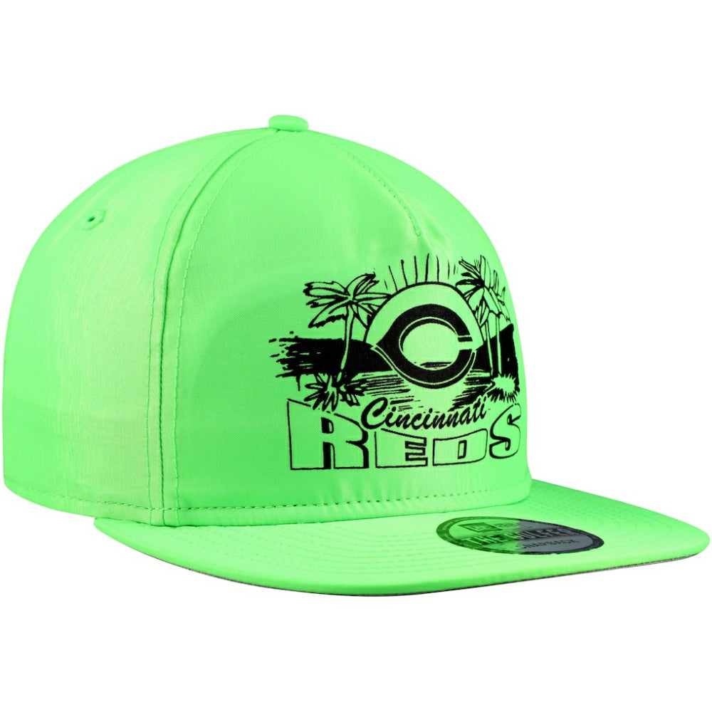 Cincinnati Reds New Era Neon Golfer Snapback Hat - MLB