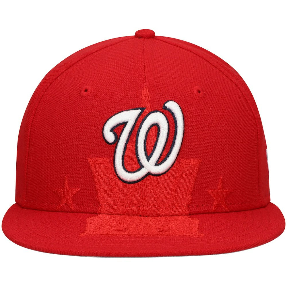 Washington Nationals New Era Shadow Logo 59FIFTY Fitted Hat - MLB