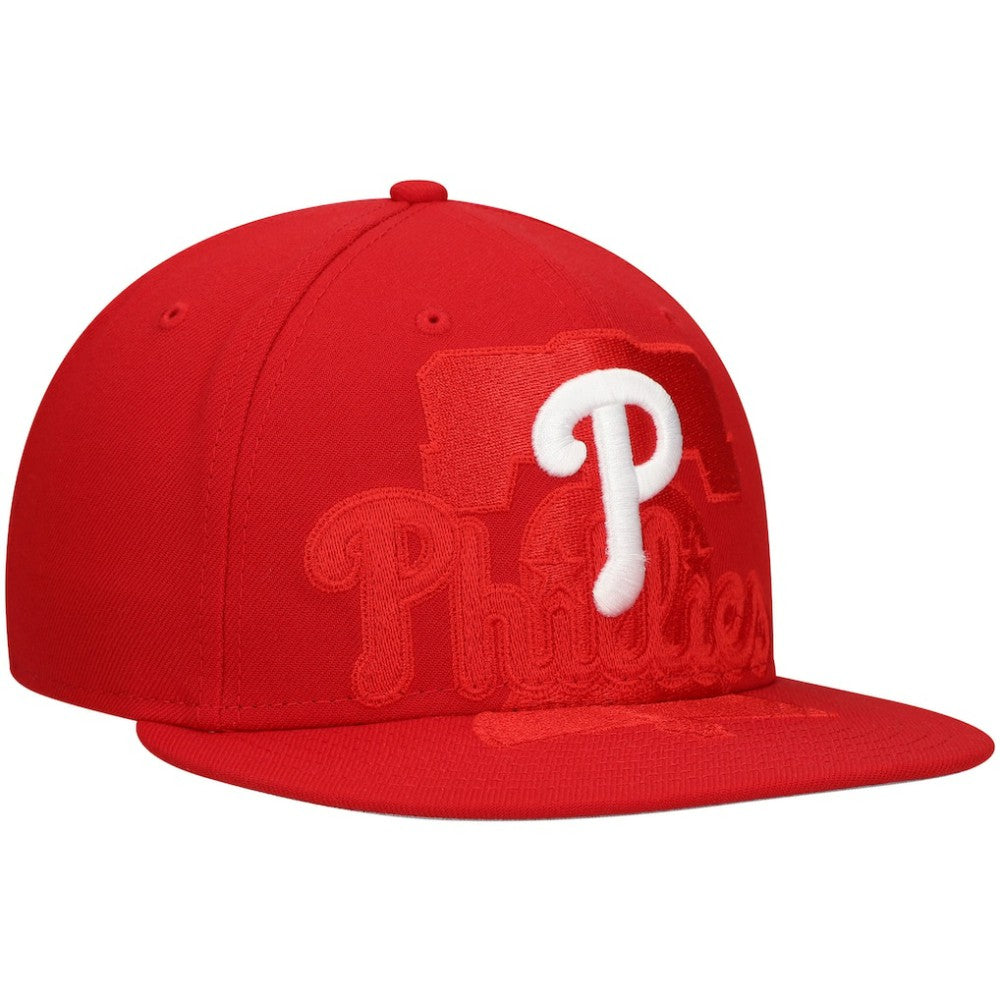 Philadelphia Phillies New Era Shadow Logo 59FIFTY Fitted Hat - MLB