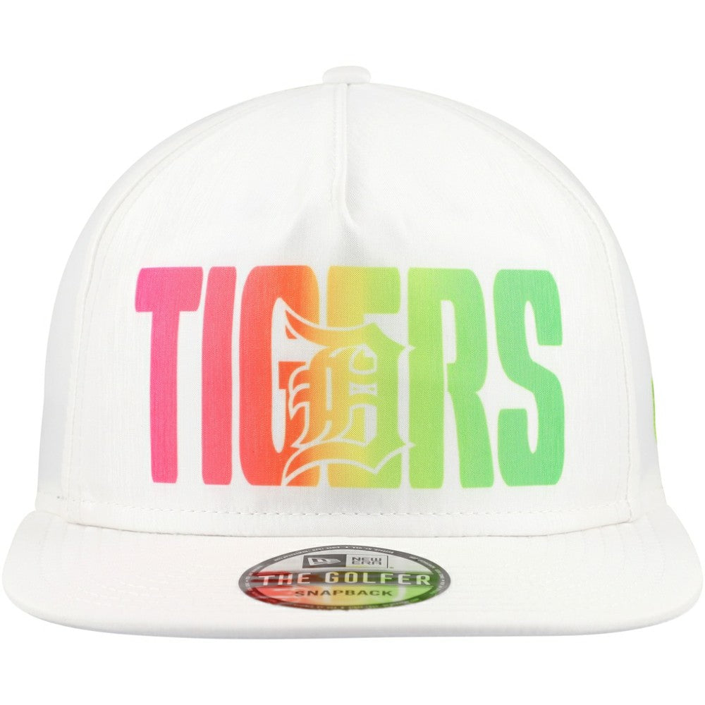 Detroit Tigers New Era Spring Spectrum Golfer Snapback Hat - MLB