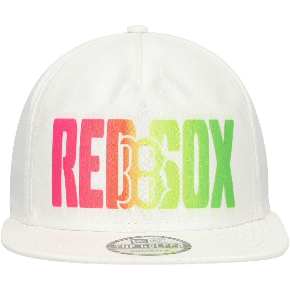Boston Red Sox New Era Spring Spectrum Golfer Snapback Hat - MLB