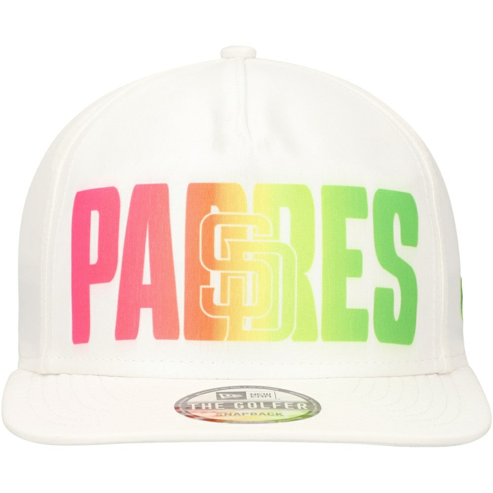 San Diego Padres New Era Spring Spectrum Golfer Snapback Hat - MLB