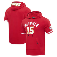 Patrick Mahomes Kansas City Chiefs Pro Standard Player Name & Number Hoodie T-Shirt Red | NFL