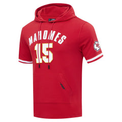 Patrick Mahomes Kansas City Chiefs Pro Standard Player Name & Number Hoodie T-Shirt Red | NFL