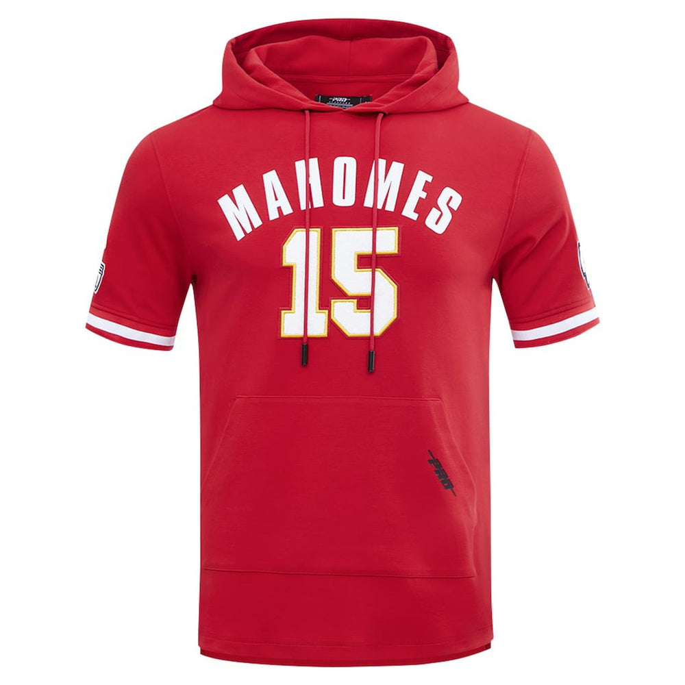 Patrick Mahomes Kansas City Chiefs Pro Standard Player Name & Number Hoodie T-Shirt Red | NFL