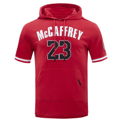Christian McCaffrey San Francisco 49ers Pro Standard Player Name & Number Hoodie T-Shirt Scarlet | NFL