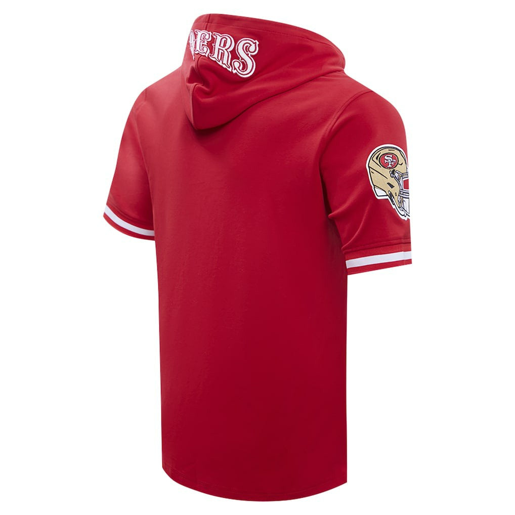 Christian McCaffrey San Francisco 49ers Pro Standard Player Name & Number Hoodie T-Shirt Scarlet | NFL