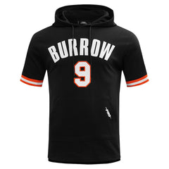 Joe Burrow Cincinnati Bengals Pro Standard Player Name & Number Hoodie T-Shirt Black | NFL