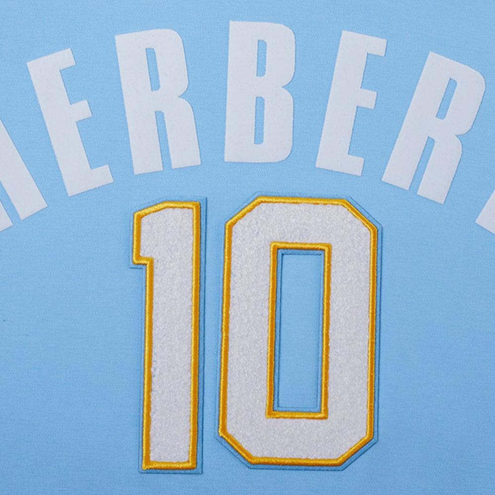 Justin Herbert Los Angeles Chargers Pro Standard Player Name & Number Hoodie T-Shirt Powder Blue | NFL