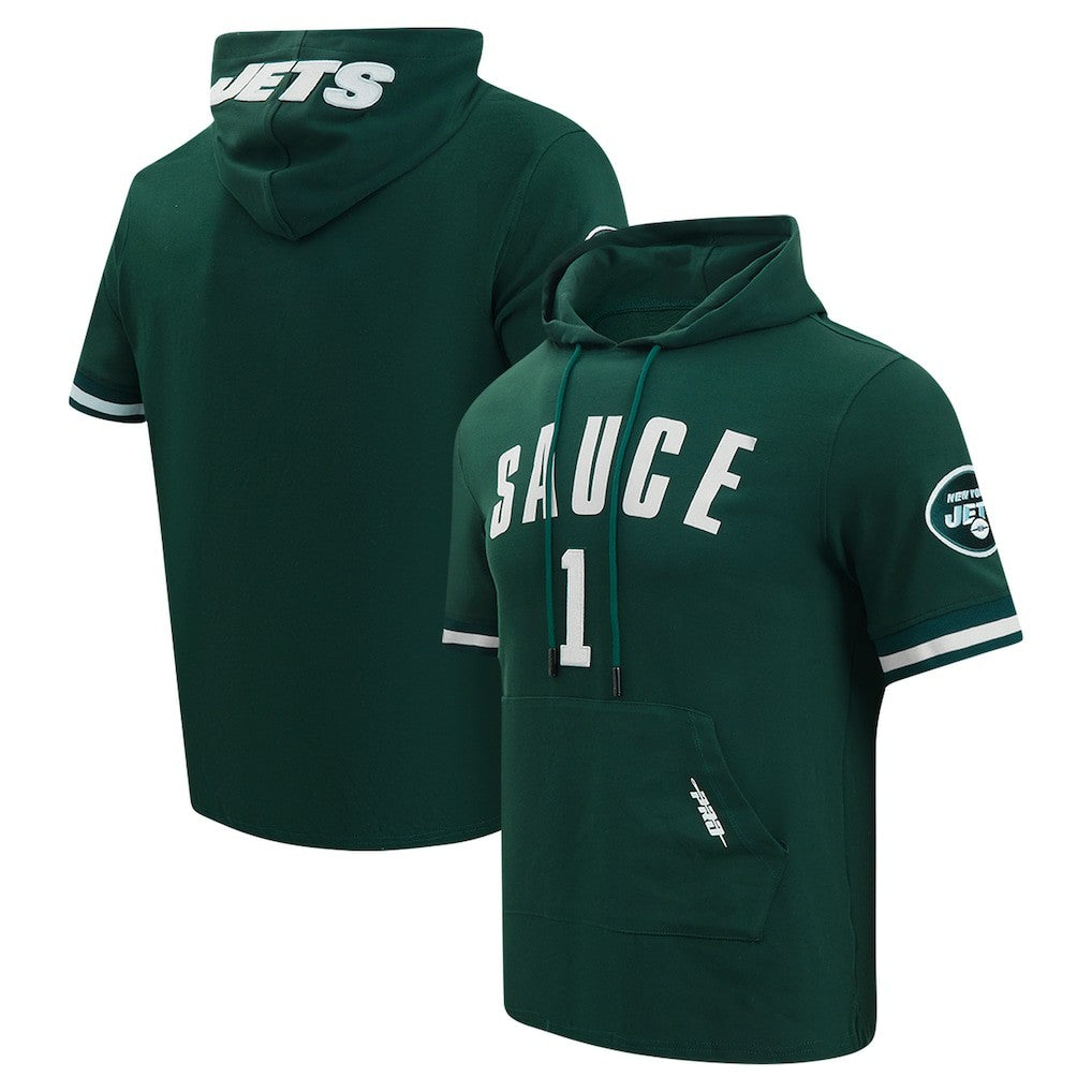 Ahmad Sauce Gardner New York Jets Pro Standard Player Name & Number Hoodie T-Shirt Green | NFL
