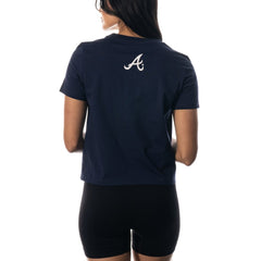 Atlanta Braves The Wild Collective Women's Twist Front T-Shirt - MLB