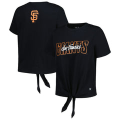 San Francisco Giants The Wild Collective Women's Twist Front T-Shirt - MLB
