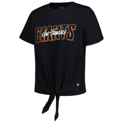 San Francisco Giants The Wild Collective Women's Twist Front T-Shirt - MLB