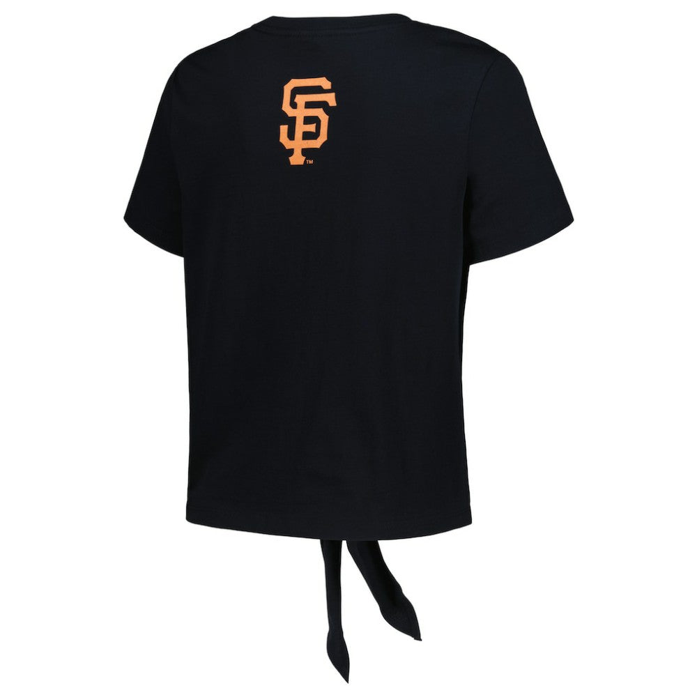 San Francisco Giants The Wild Collective Women's Twist Front T-Shirt - MLB