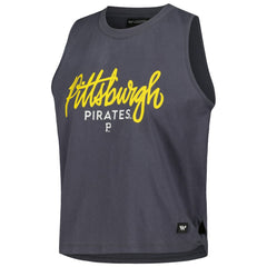 Pittsburgh Pirates The Wild Collective Women's Side Knot Tank Top - MLB