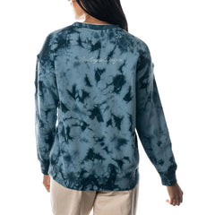 Los Angeles Dodgers The Wild Collective Women's Overdyed Pullover Sweatshirt - MLB
